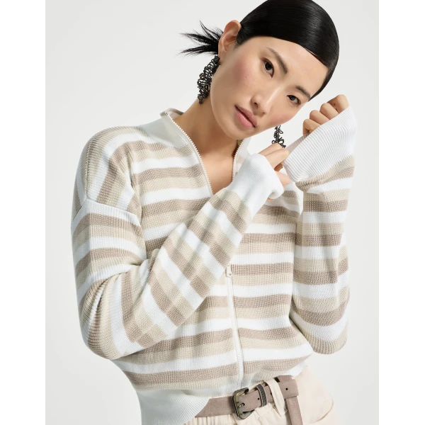 Brunello Cucinelli Cotton cardigan, view 5