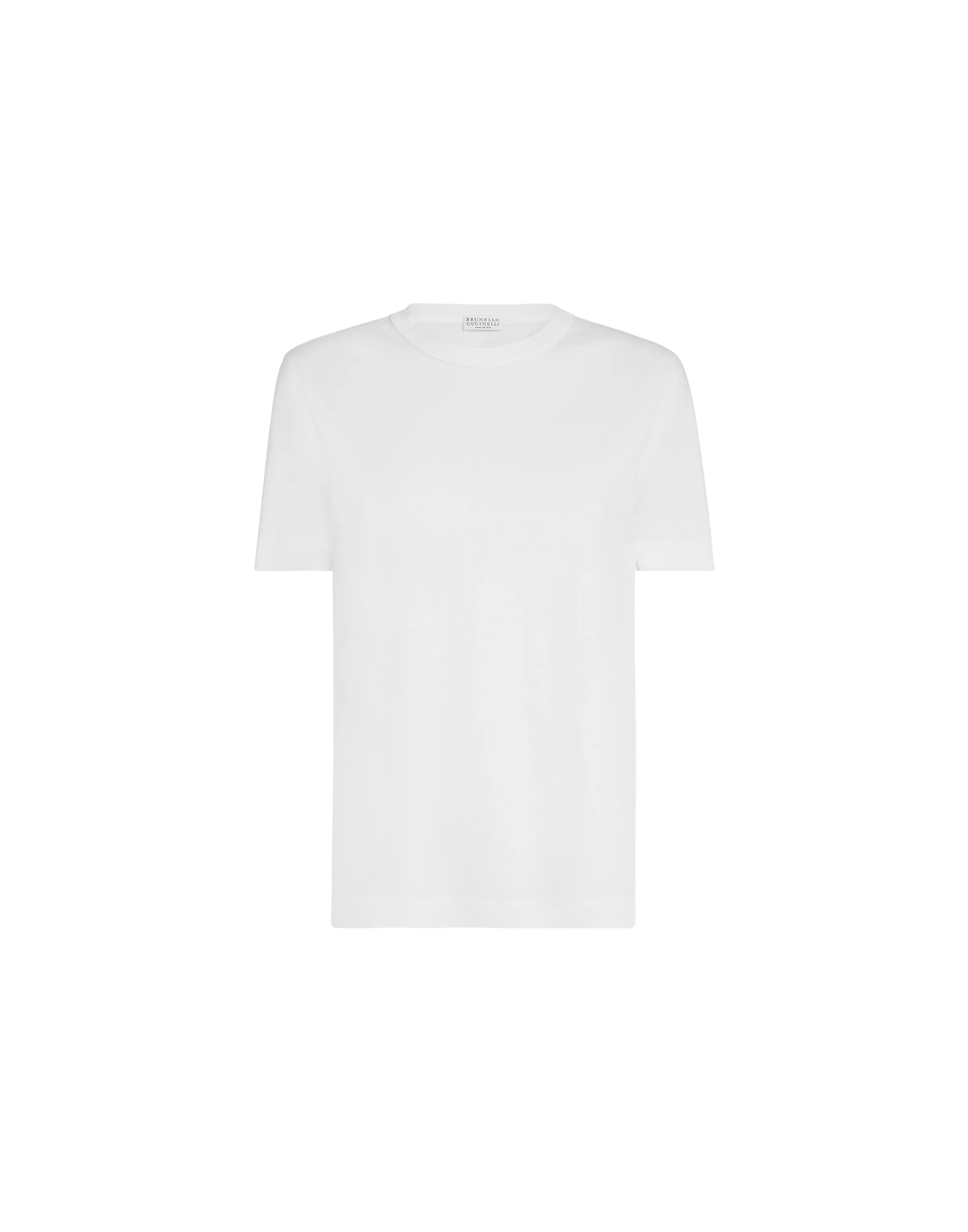 Brunello Cucinelli Cotton jersey T-shirt in White Top