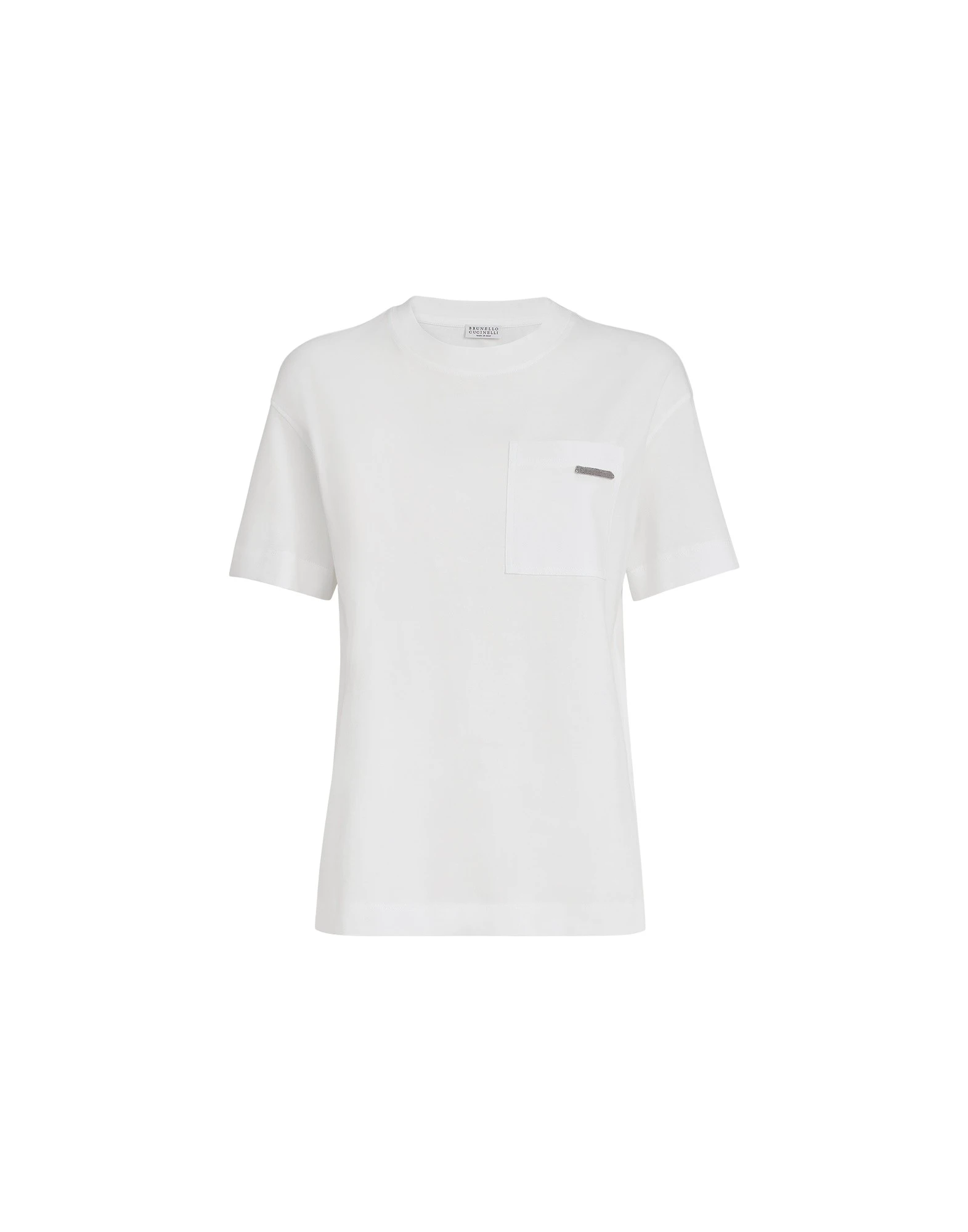 Brunello Cucinelli Cotton jersey T-shirt in White Top