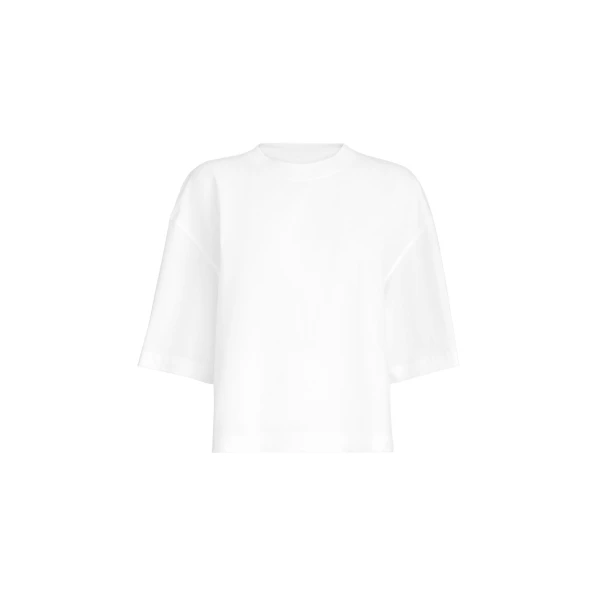 Brunello Cucinelli Cotton jersey T-shirt in White Top
