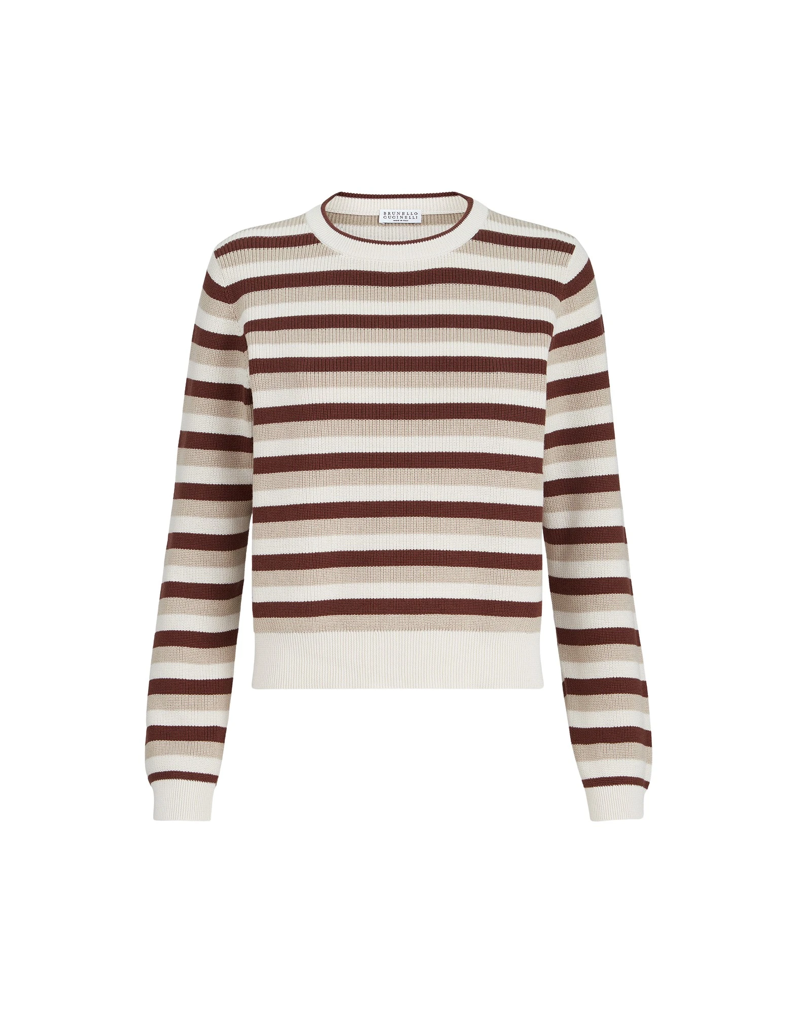 Brunello Cucinelli Cotton striped sweater