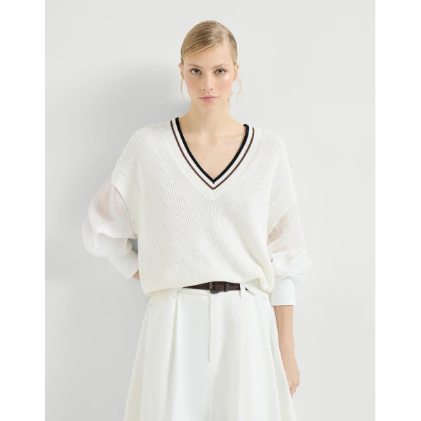 Brunello Cucinelli Cotton sweater, view 5