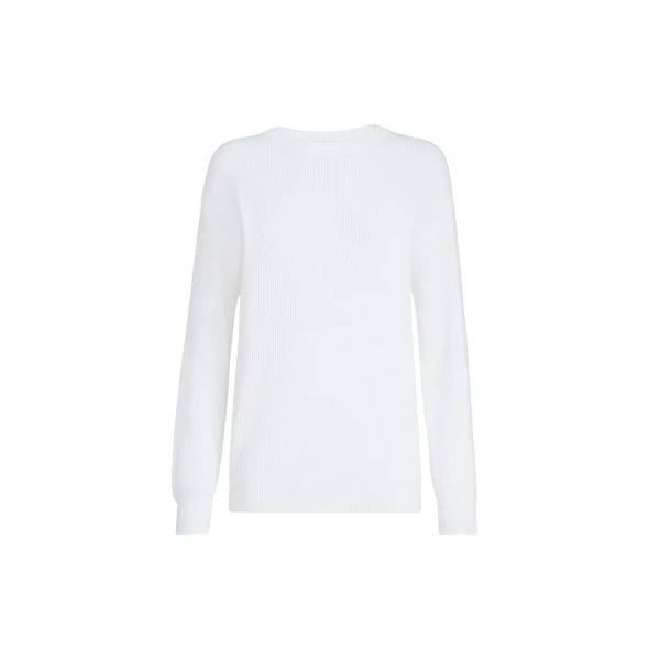 Brunello Cucinelli Cotton sweater in White