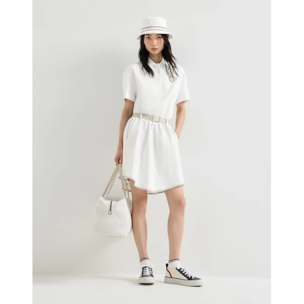 Brunello Cucinelli Couture interlock mini dress with logo, view 6