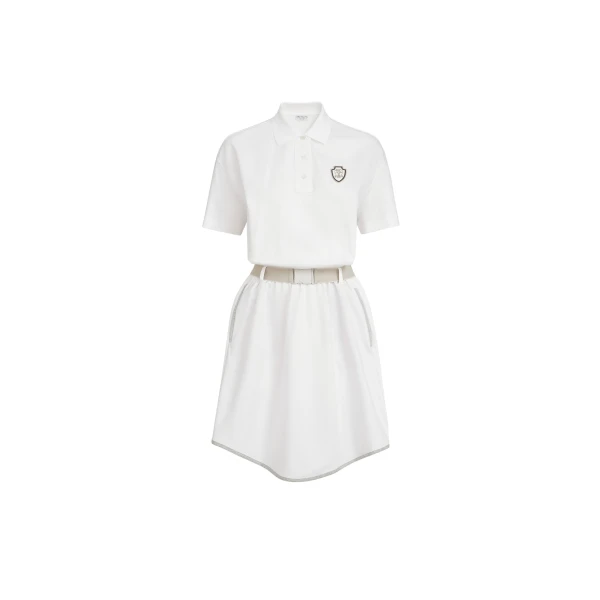 Brunello Cucinelli Couture interlock mini dress with logo