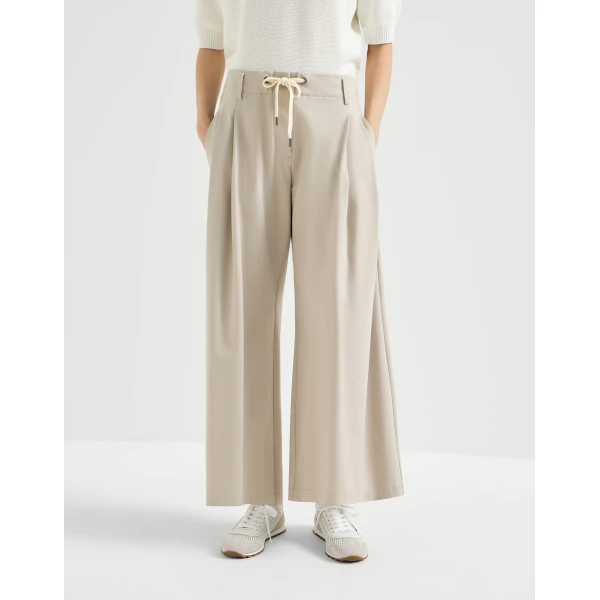 Brunello Cucinelli Couture interlock trousers in Beige, view 2