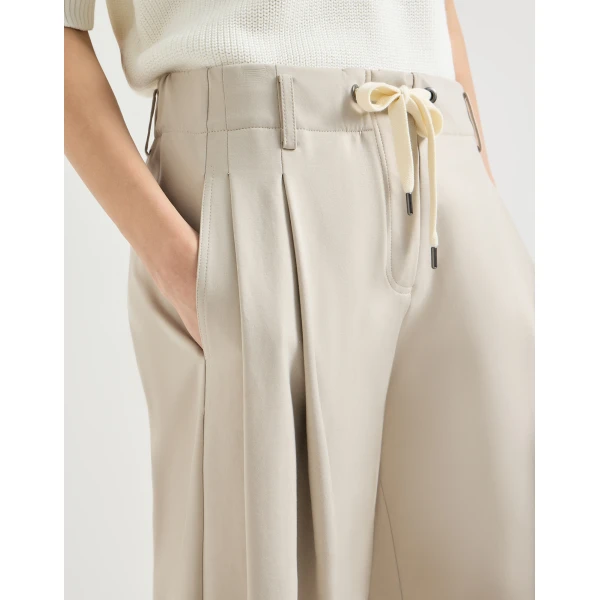 Brunello Cucinelli Couture interlock trousers in Beige, view 4