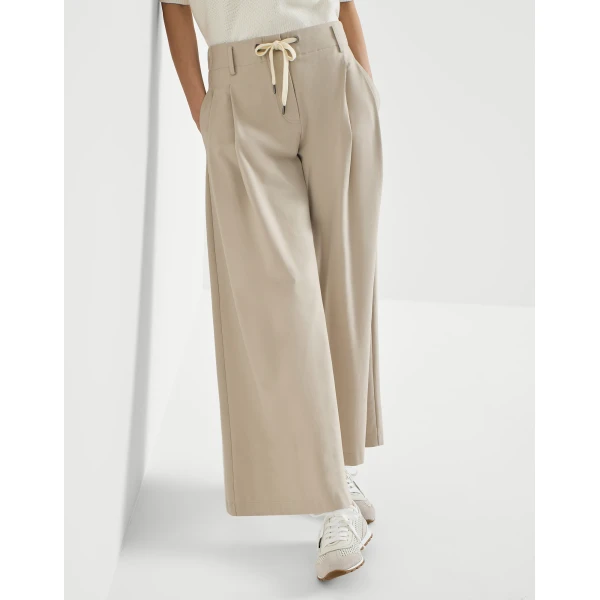Brunello Cucinelli Couture interlock trousers in Beige, view 5