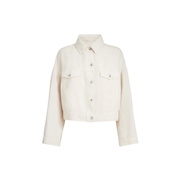 Brunello Cucinelli Cover outerwear jacket in Chalk