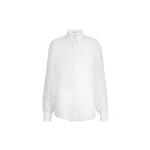 Brunello Cucinelli Crispy silk shirt in White