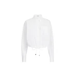 Brunello Cucinelli Crop shirt in White