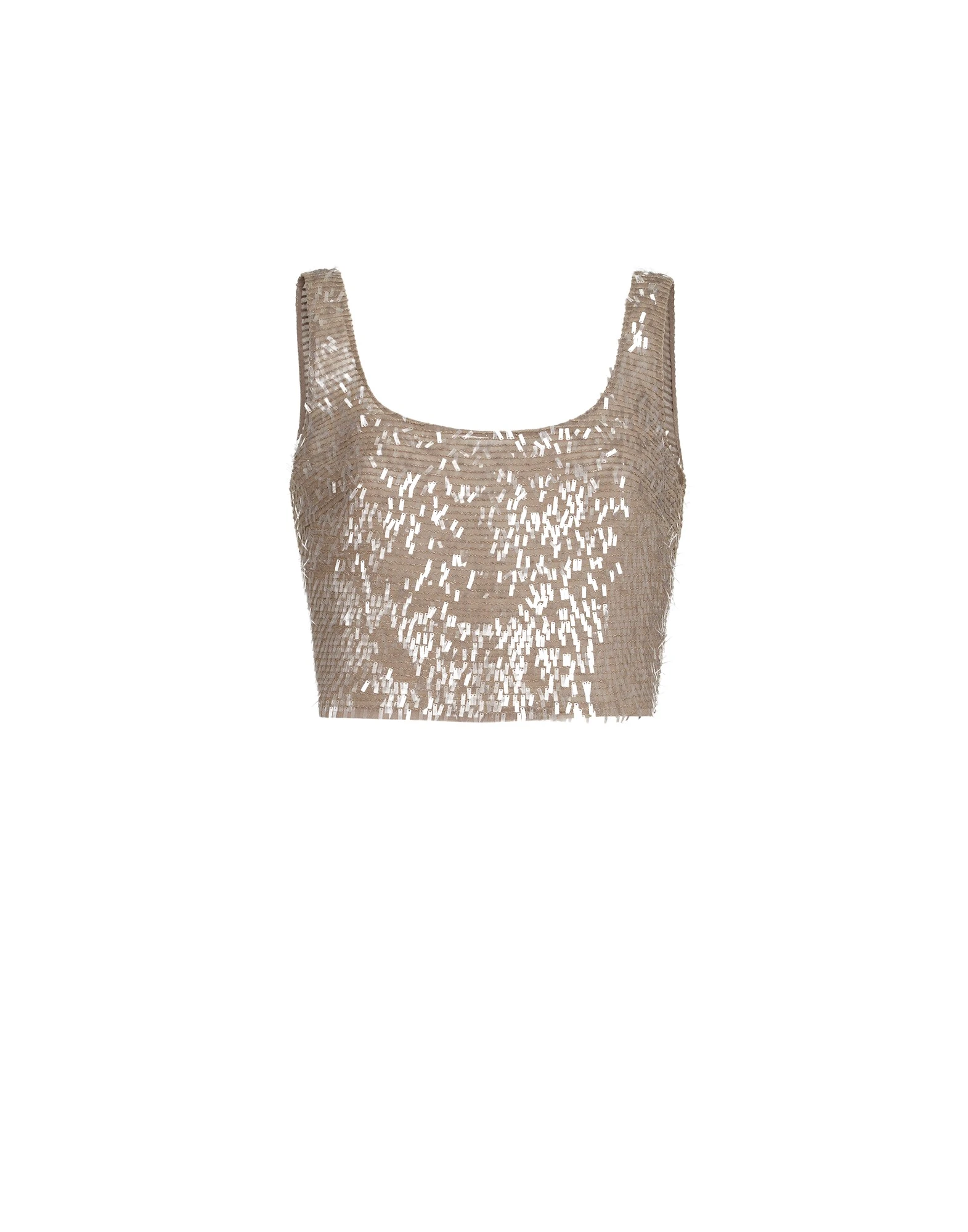 Brunello-Cucinelli-Cropped-top-with-dazzling-embroidery-in-Rope86994_nobg Brunello Cucinelli Cropped top with dazzling embroidery in Rope