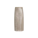 Brunello Cucinelli Dazzling Embroidery skirt in Rope
