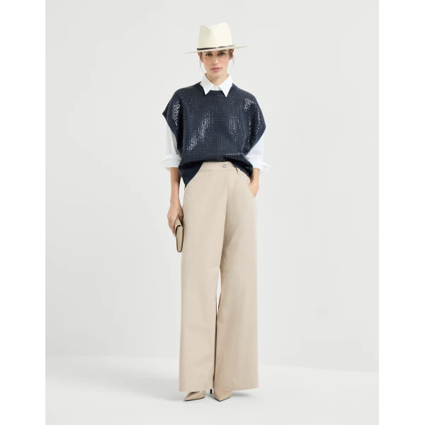 Brunello Cucinelli Dazzling Embroidery sweater, view 6