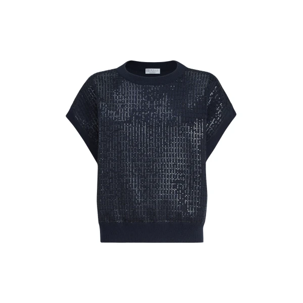 Brunello Cucinelli Dazzling Embroidery sweater