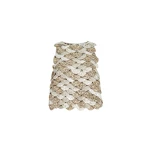 Brunello Cucinelli Dazzling Shell OPERA top in Light Grey
