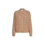 Brunello Cucinelli Dazzling braids cardigan in Brown
