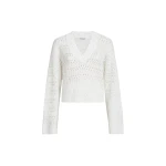 Brunello Cucinelli Dazzling braids sweater in White