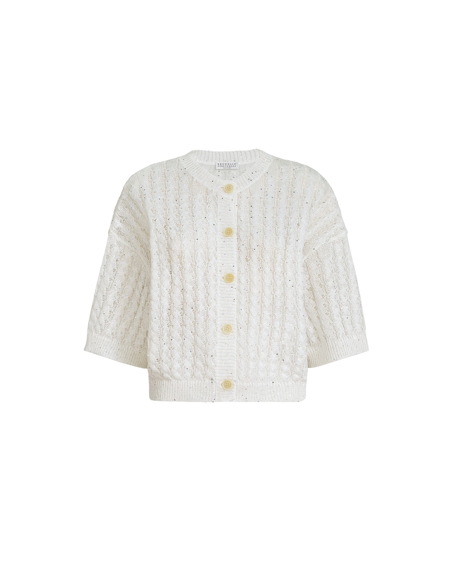 Brunello-Cucinelli-Dazzling-cable-cardigan-in-White44225_nobg Brunello Cucinelli Dazzling cable cardigan in White