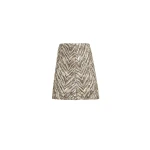 Brunello Cucinelli Dazzling chevron embroidery mini skirt in Brown