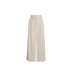 Brunello Cucinelli Dazzling chevron embroidery skirt in Beige