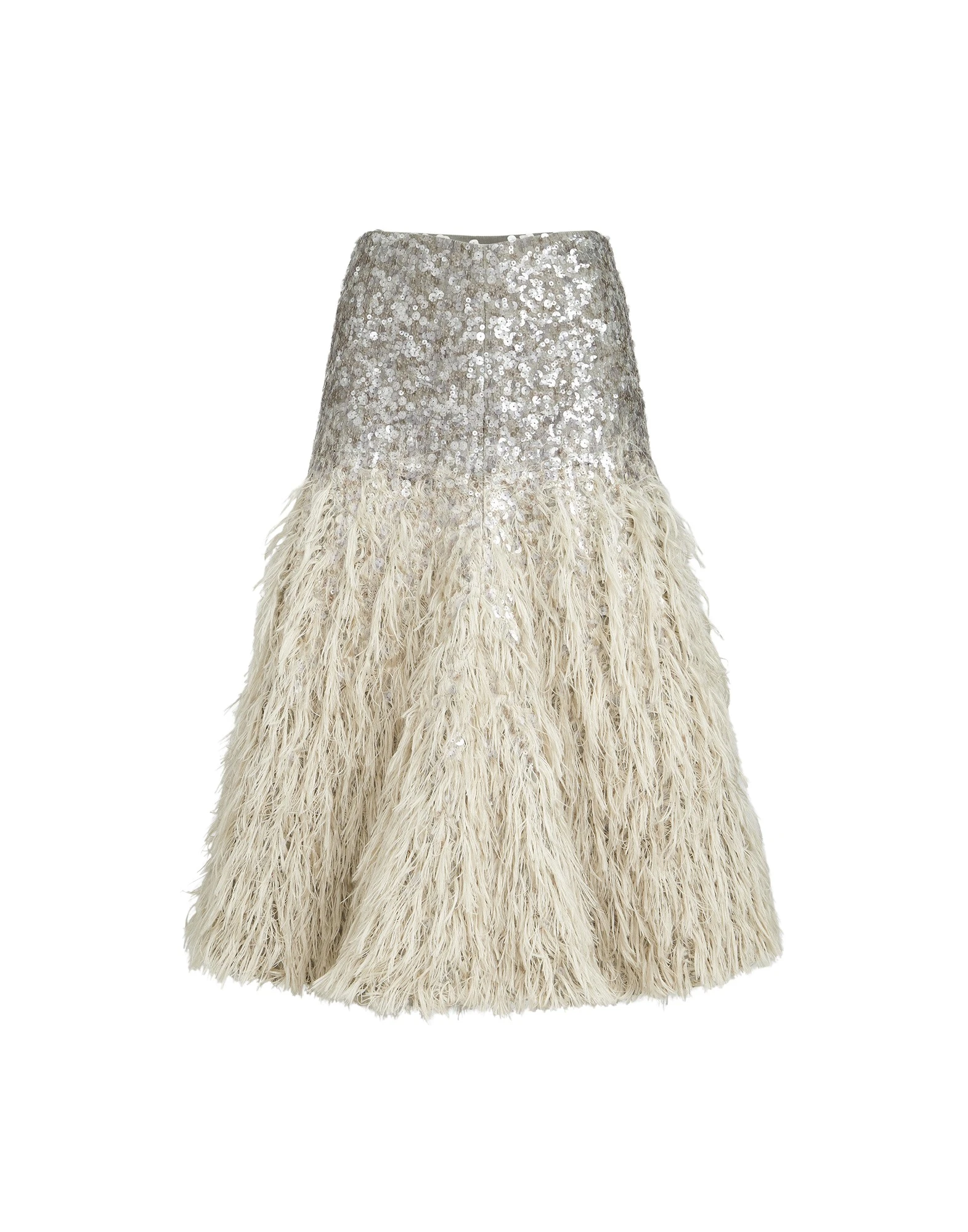 Dazzling dégradé skirt in Grey