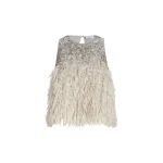 Brunello Cucinelli Dazzling dégradé top in Grey