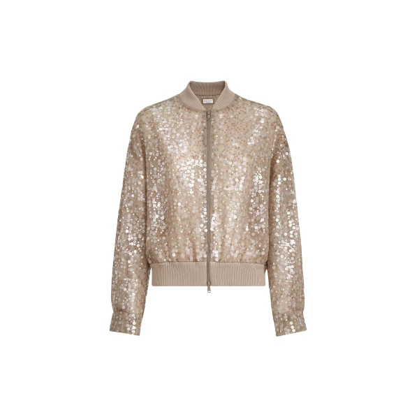 Brunello Cucinelli Dazzling mirage cardigan in Rope