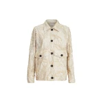 Brunello Cucinelli Dazzling seabed embroidery outerwear in Beige Jacket