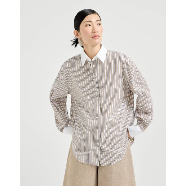Brunello Cucinelli Dazzling stripes shirt, view 2