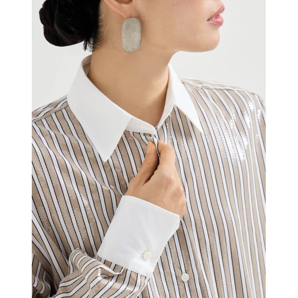 Brunello Cucinelli Dazzling stripes shirt, view 4