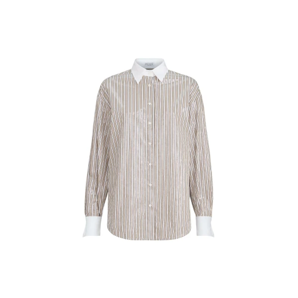 Brunello Cucinelli Dazzling stripes shirt