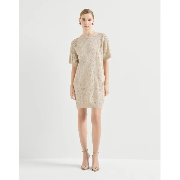 Brunello Cucinelli Dazzling water lilies mini dress, view 2