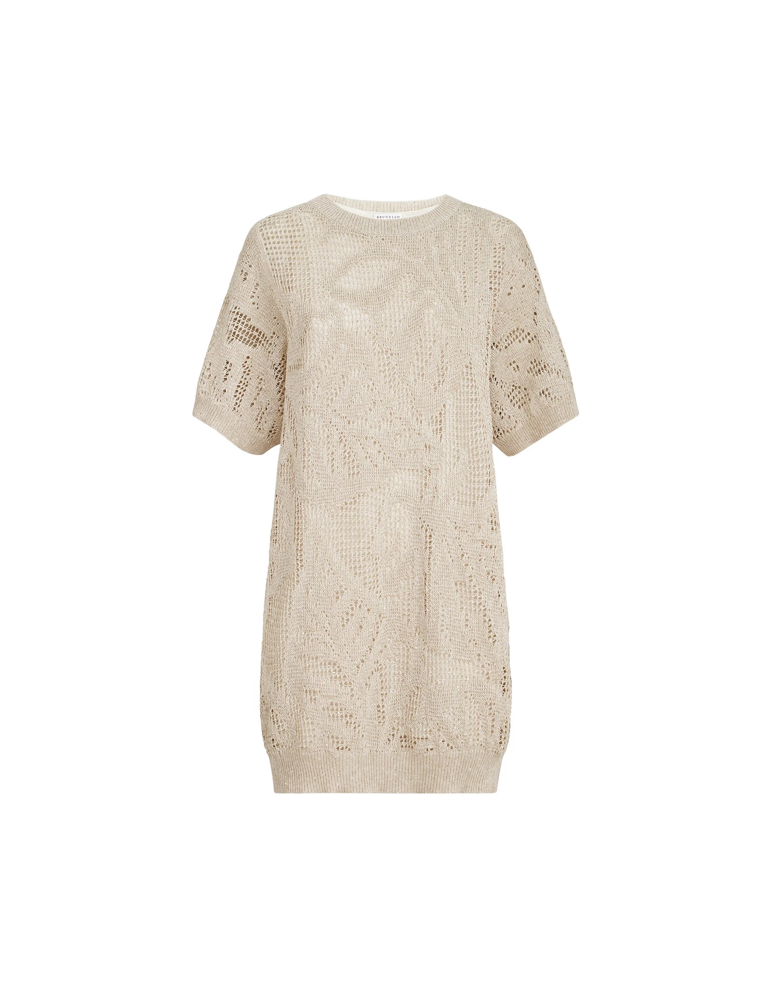 Brunello Cucinelli Dazzling water lilies mini dress