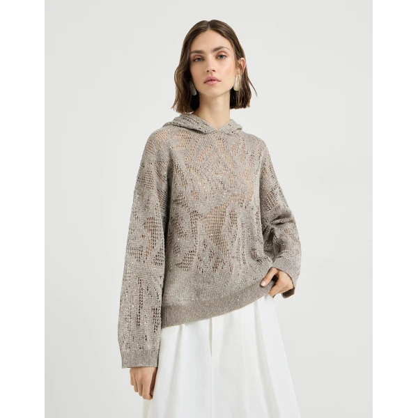 Brunello Cucinelli Dazzling water lilies sweater, view 2