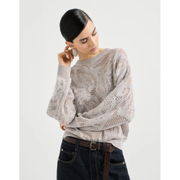 Brunello Cucinelli Dazzling water lilies sweater, view 2