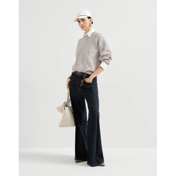 Brunello Cucinelli Dazzling water lilies sweater, view 6