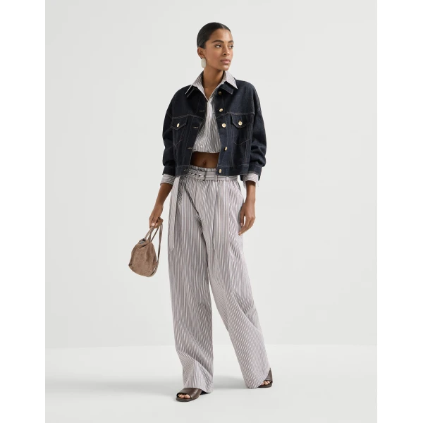 Brunello Cucinelli Denim jacket in Denim, view 6