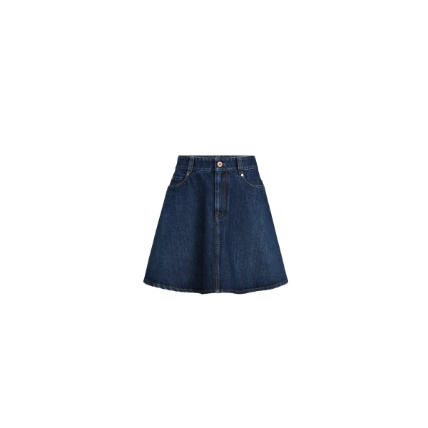 Brunello Cucinelli Denim mini skirt in Denim