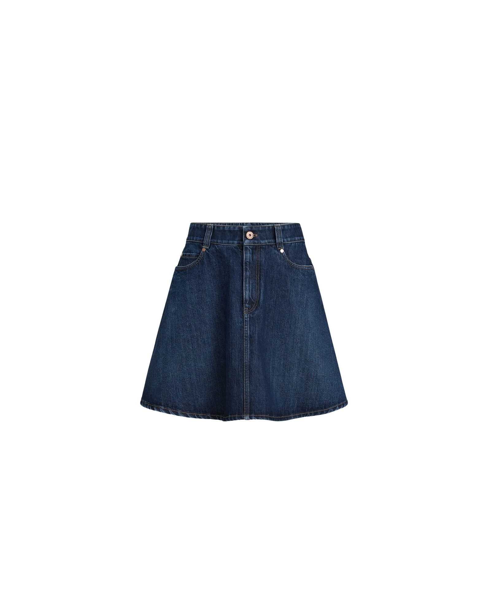 Brunello Cucinelli Denim mini skirt in Denim