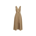 Brunello Cucinelli Dress with belt in Sand