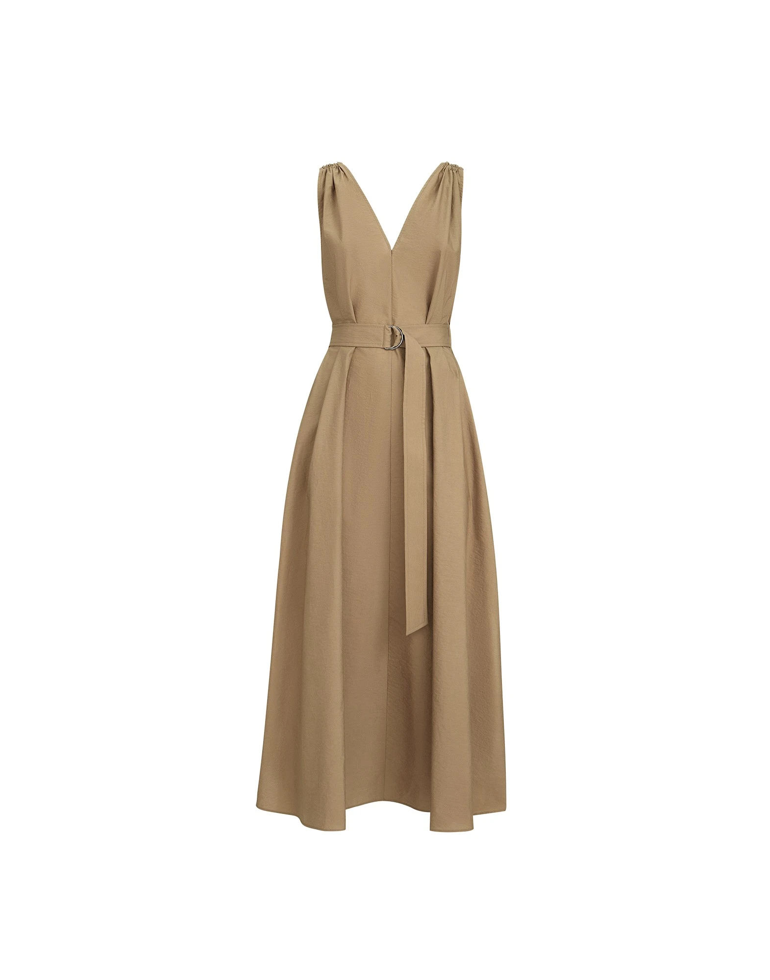 Brunello Cucinelli Dress with belt in Sand