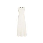 Brunello Cucinelli Dress with precious collar in Ivory