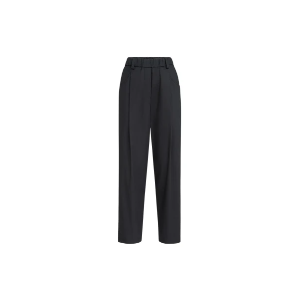 Brunello Cucinelli Five-pocket Track trousers in Black