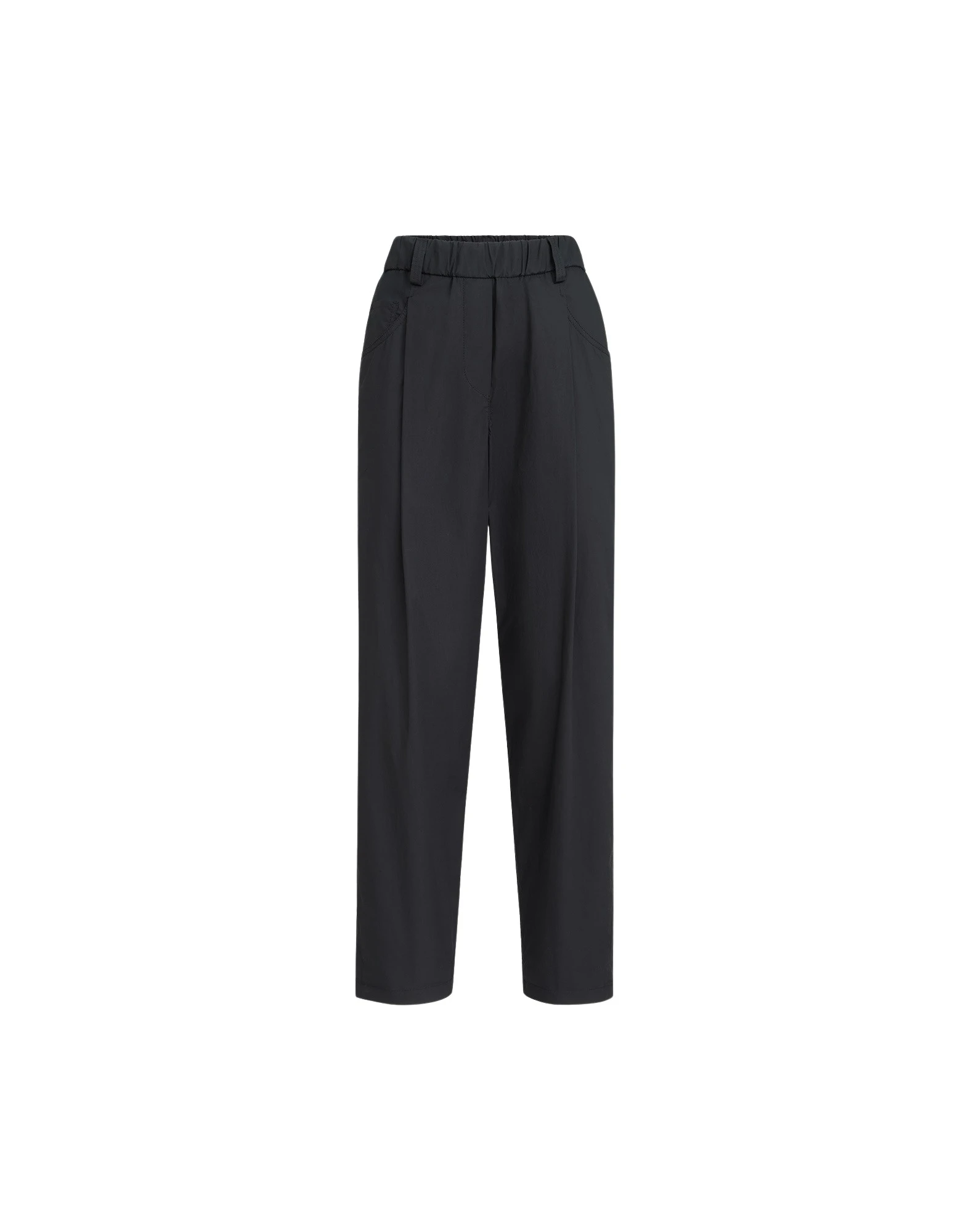 Brunello Cucinelli Five-pocket Track trousers in Black