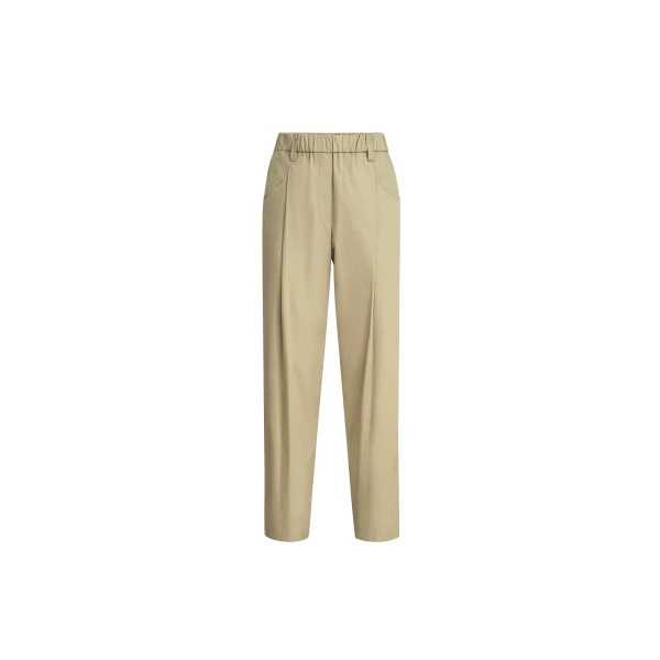 Brunello Cucinelli Five-pocket Track trousers in Khaki