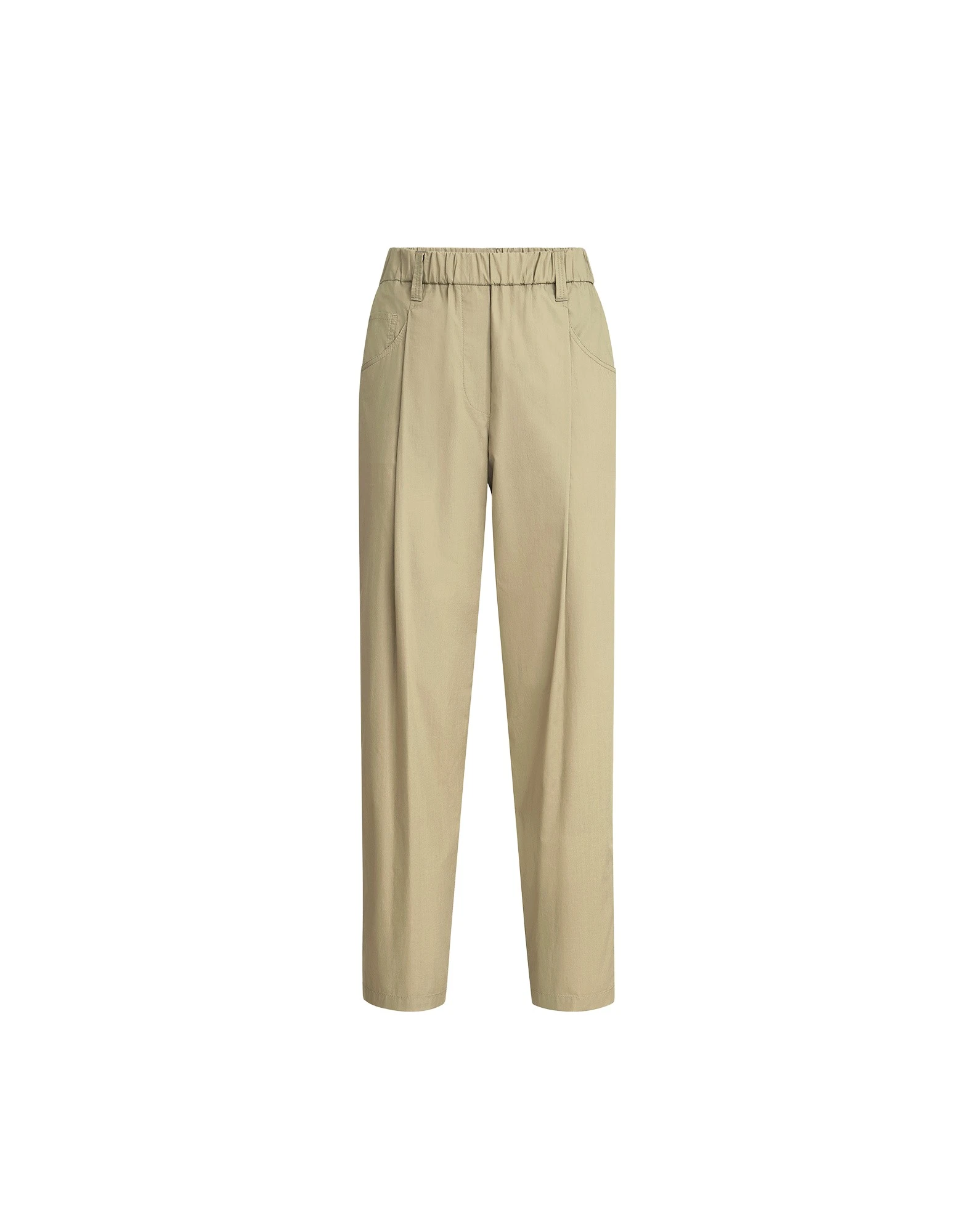 Brunello Cucinelli Five-pocket Track trousers in Khaki