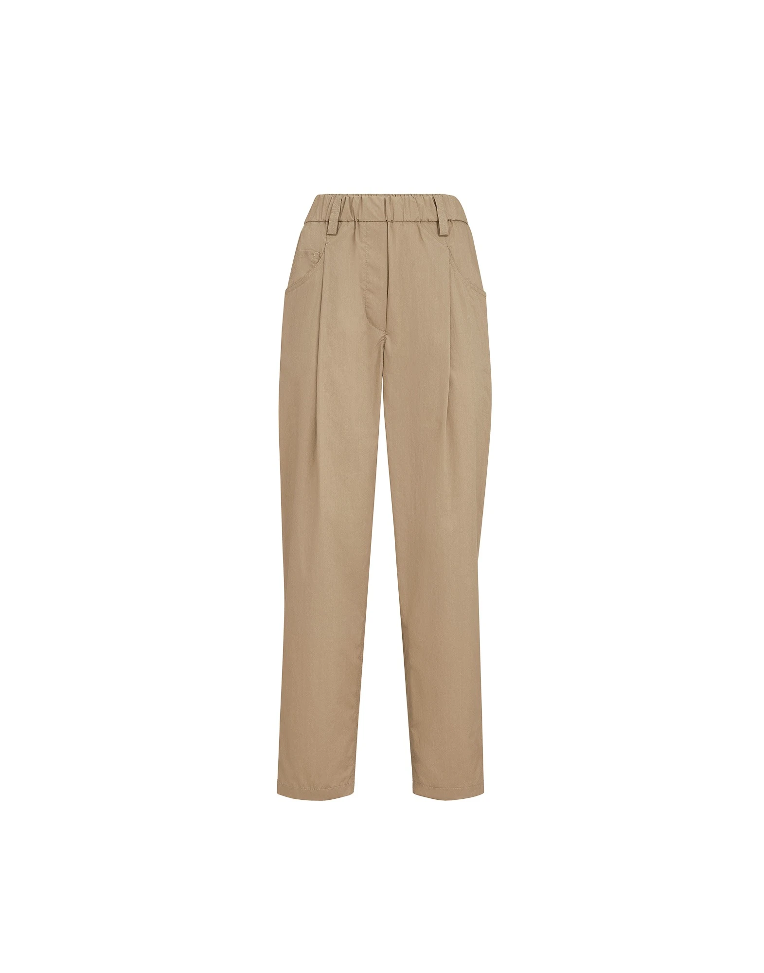 Brunello Cucinelli Five-pocket Track trousers in Sand
