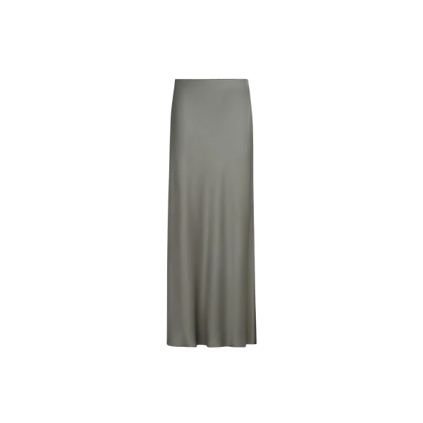 Brunello Cucinelli Fluid Bias-Cut skirt in Olive
