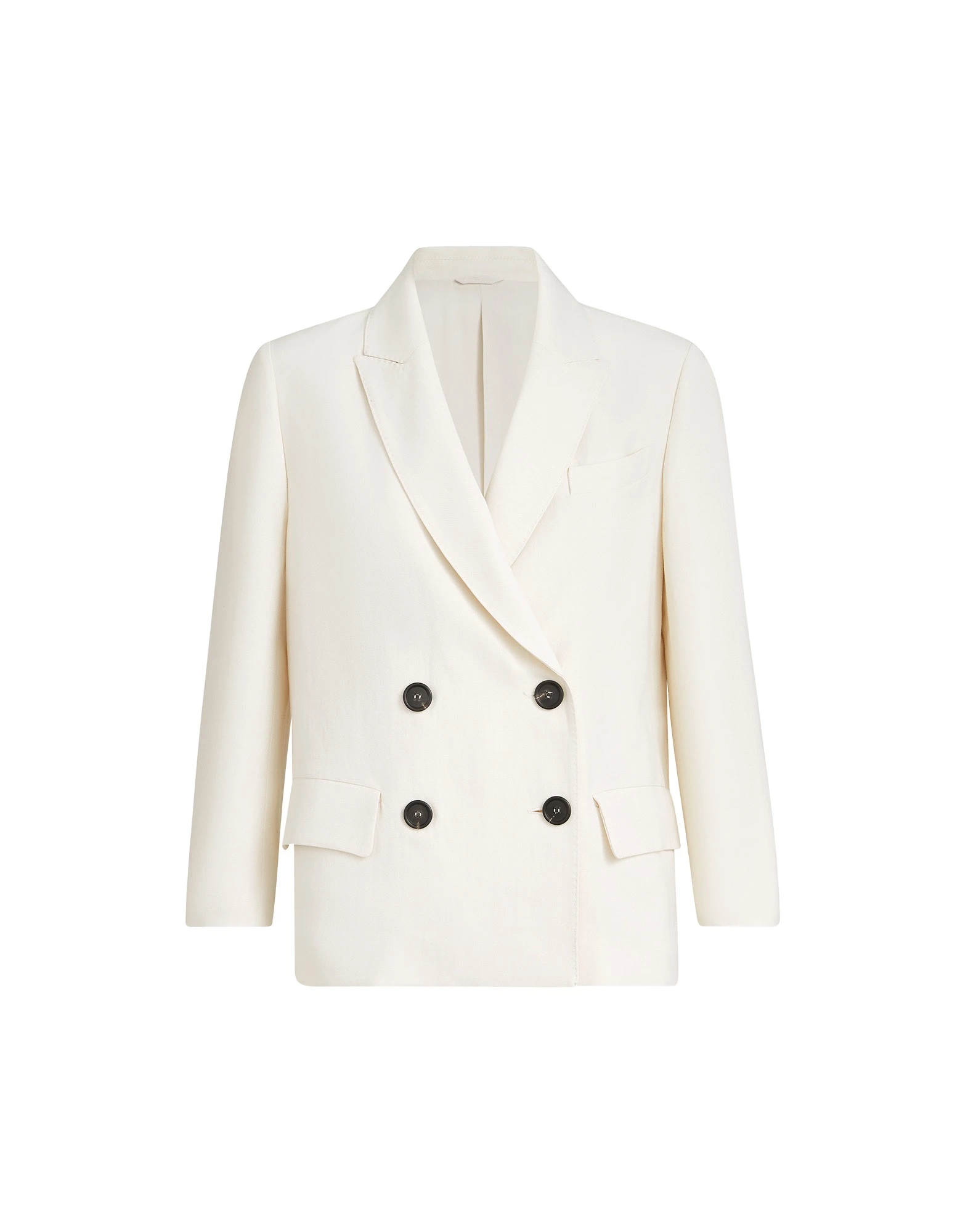 Brunello-Cucinelli-Fluid-twill-blazer-in-Ivory26557_nobg Brunello Cucinelli Fluid twill blazer in Ivory